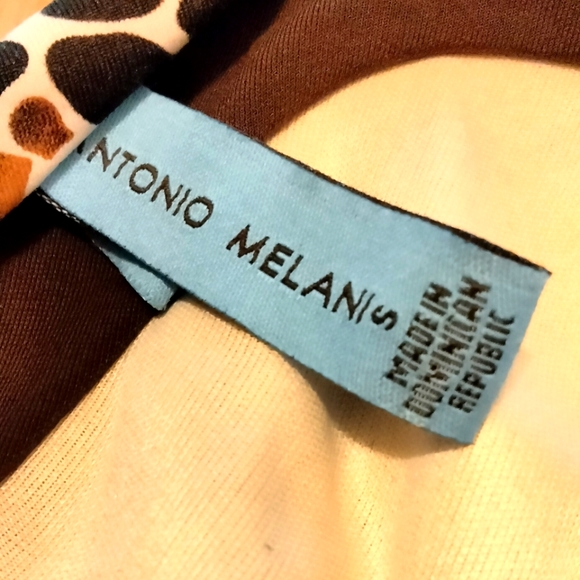 Antonio Milani leopard print two piece swimsuit with brass loops - Picture 7 of 7